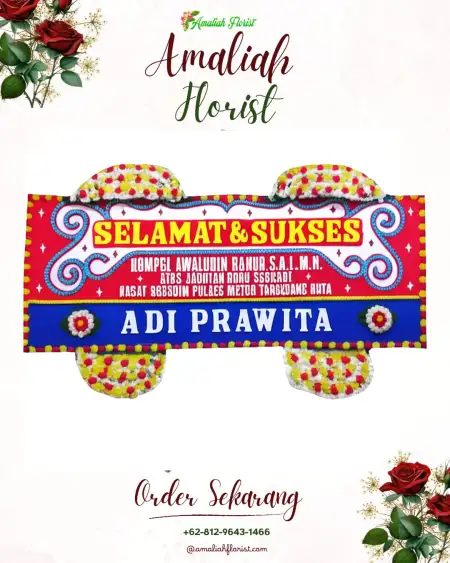 Papan Bunga Ucapan Selamat sukahaji